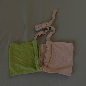 bandeau tie-up top